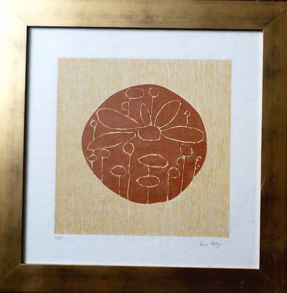 SONIA EBLING, Árvores e Flores, serigrafia, 50 x 50cm, assinada e numerada 44/50. — SÔNIA EBLING