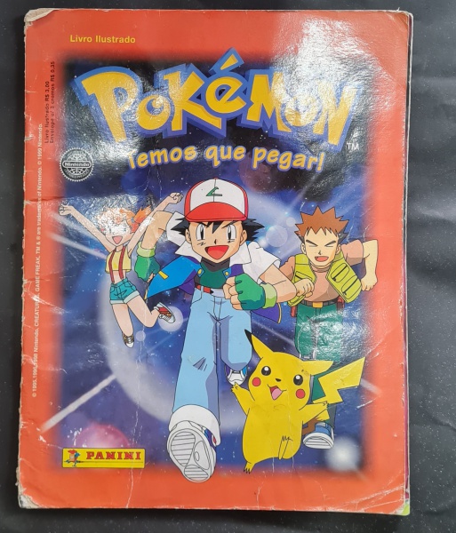 Album De Figurinhas Pokémon Completo Sem Poster Antigo Usado