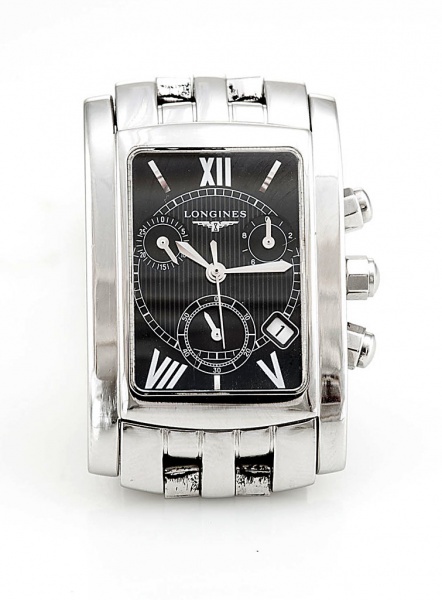 REL GIO LONGINES DOLCE VITA. CAIXA E PULSEIRA EM A O 42 X 28MM