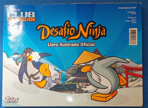 Desafio Ninja Club Penguin - Album C/ Todos Cards P/ Colar