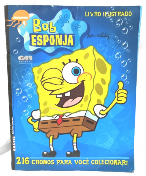 Álbum de Figurinhas Bob Esponja