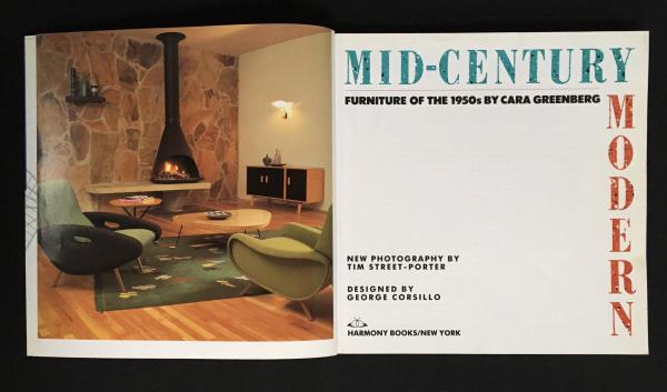MID-CENTURY MODERN 1950s ミッドセンチュリー写真集　洋書 livro - Mid-Century Modern: Furniture of thr 1950s - Ca