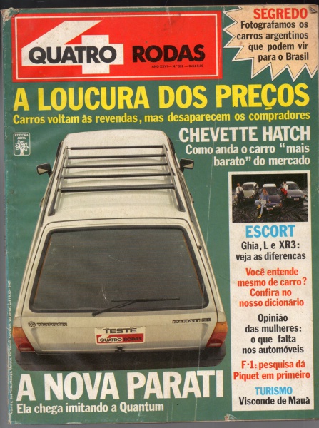 QUATRO RODAS de Novembro: os carros mais baratos de manter