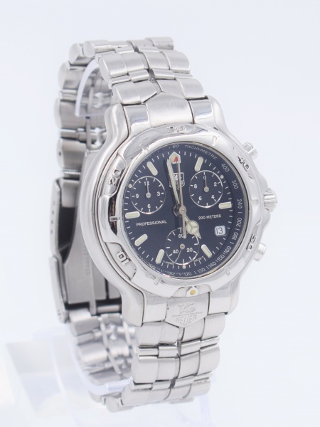 Tag Heuer Modelo CH1113 0 Profissional 200M Vintage Rel gio