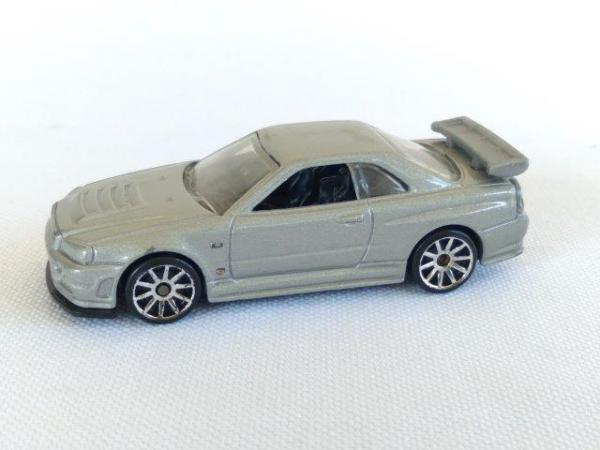 Hot Wheels ID Nissan Skyline GT-R, [Silver] Fast and Furious