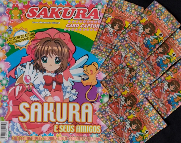 COLECIONISMO - Álbum de figurinhas - SAKURA - vazio, ac