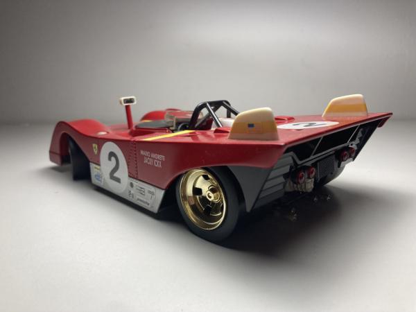 Ferrari 312P 1972 Mario Andretti/Jacky ickx Vermelha Es