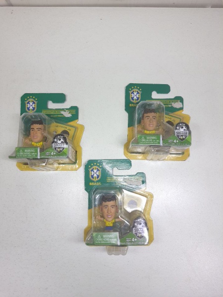 Mini Craques Bonecos Seleção Brasileira 2014 - SoccerStarz