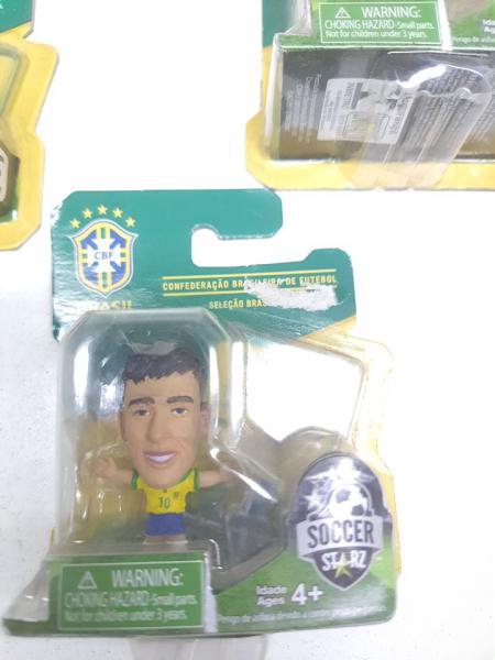 Mini Craques Bonecos Seleção Brasileira 2014 - SoccerStarz