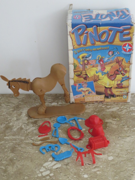 Brinquedos Raros - Jogo Pinote o Burrinho Manhoso Primeira Série Ano 1974