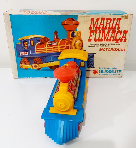 Trenzinho Maria Fumaça Brinquedo | Produto Vintage e Retro Usado 50849157 |  enjoei