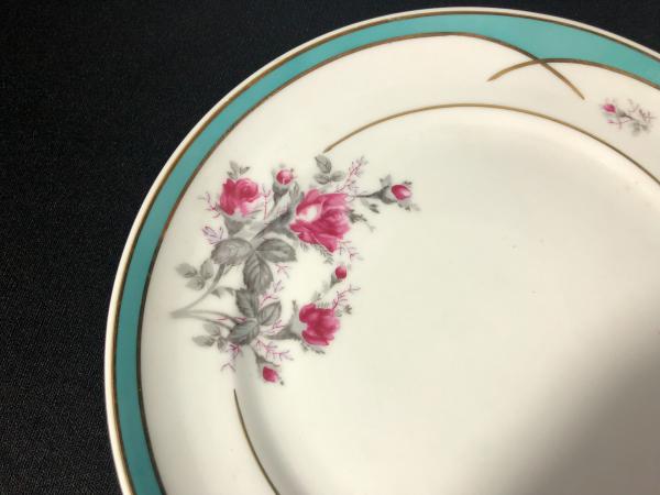 Antigo Jogo De Chá E Café, Porcelana Schmidt Floral Com Ouro