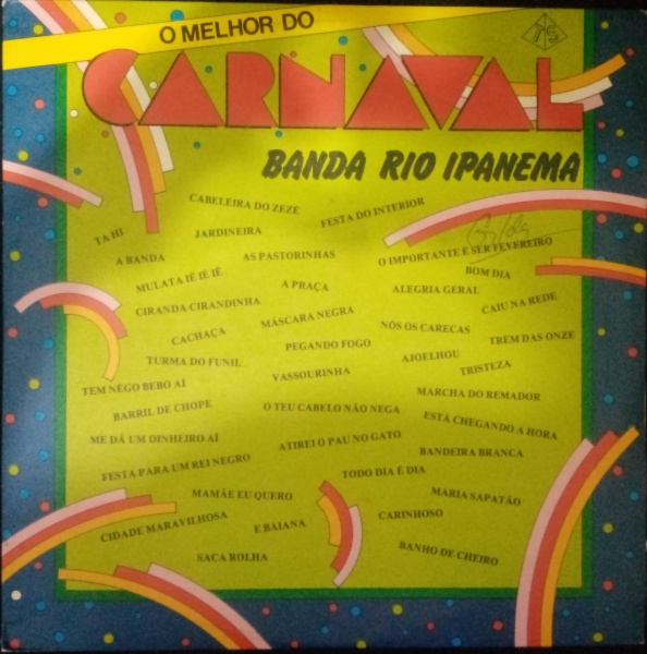 LP DISCO DE VINIL , O MELHOR DO CARNAVAL, BANDA RIO IPA