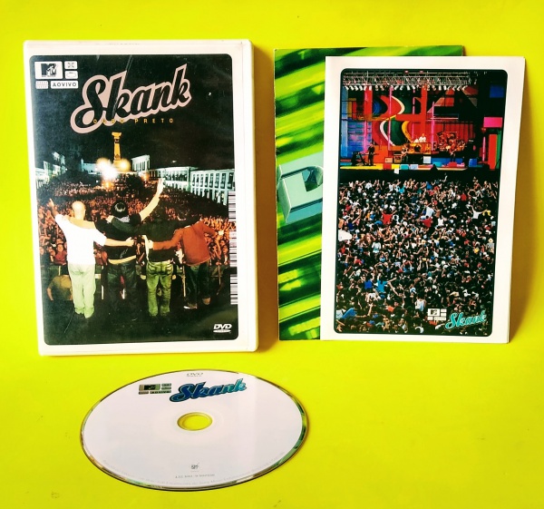DVD Original - SKANK - Ouro Preto - MTV Ao Vivo - Acompanha