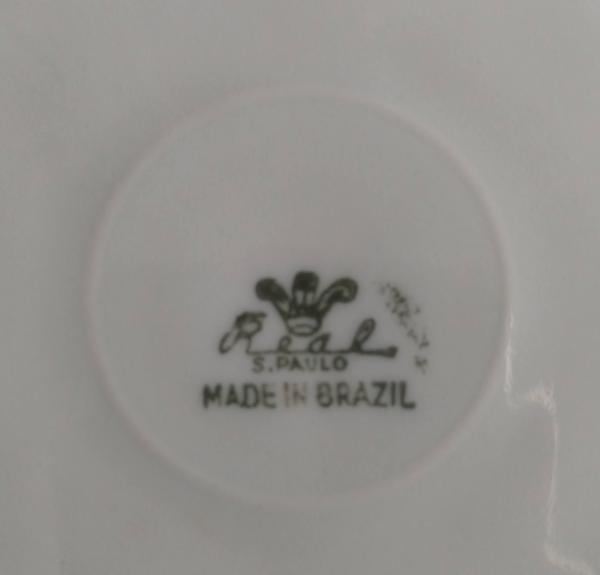 JOGO ANTIGO LINDO PARA CHÁ EM PORCELANA REAL COMPOSTO D