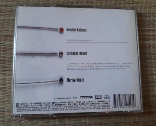 Tribalistas by Marisa Monte & Carlinhos Brown & Arnaldo Antunes (CD, 2002)