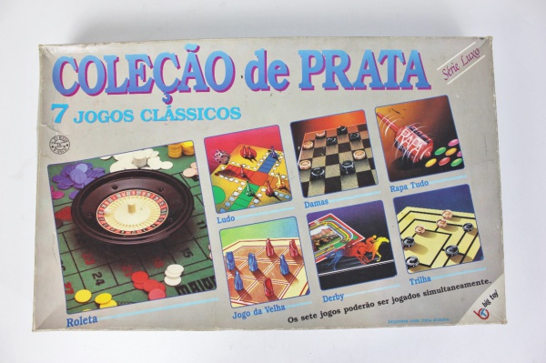 Coleção de Prata - 7 Jogos Clássicos Big Toy aparentem