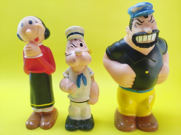 Preços baixos em Popeye Brinquedos de Personagens Antigos e