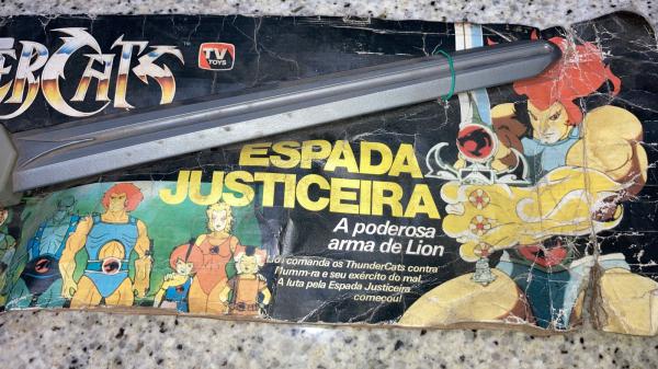 Espada justiceira thundercats brinquedo