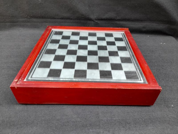 Jogo de xadrez e xadrez com placa de vidro : : Brinquedos e  Jogos