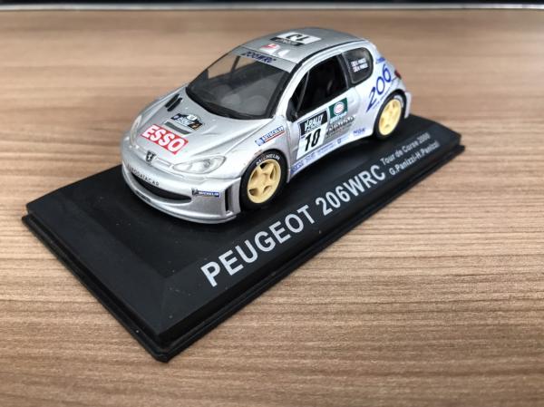 Miniatura carrinho Peugeot 206 WRC - Tour de Corse 2000