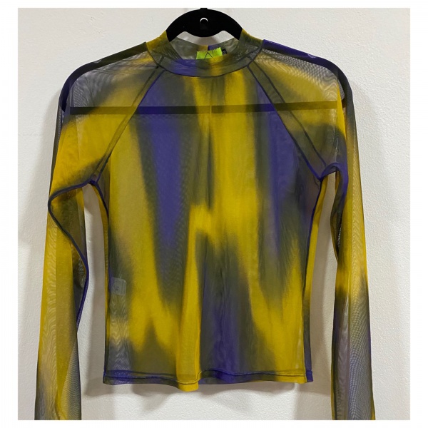 Blusa tie dye transparente best sale
