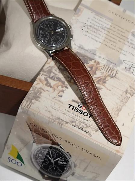 TISSOT BRASIL 500 ANOS. RARA EDI O COMEMORATIVA DOS 5