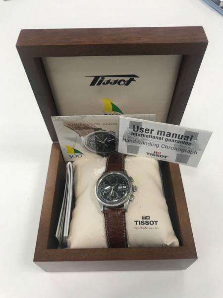 TISSOT BRASIL 500 ANOS. RARA EDI O COMEMORATIVA DOS 5