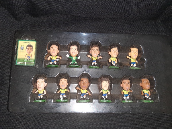 Minicraques Soccerstarz Seleção Brasileira 2014 na caixa