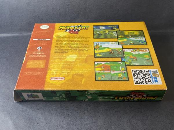 1 caixa com berço repro para jogos de nintendo 64