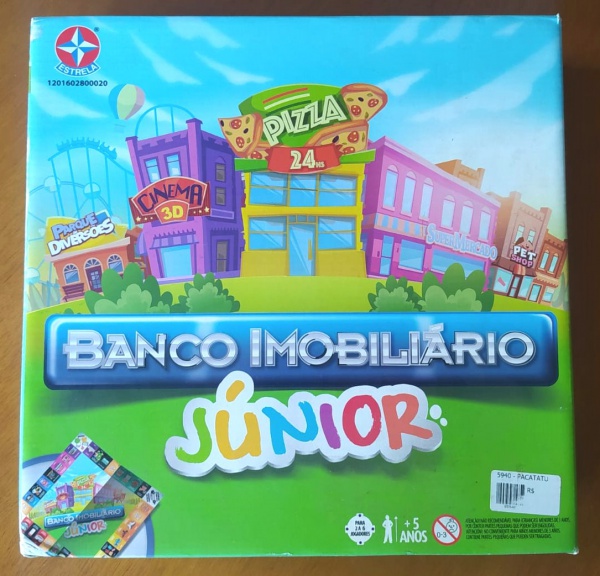 Jogo Banco Imobiliário Júnior da Estrela Patrulha Presentes