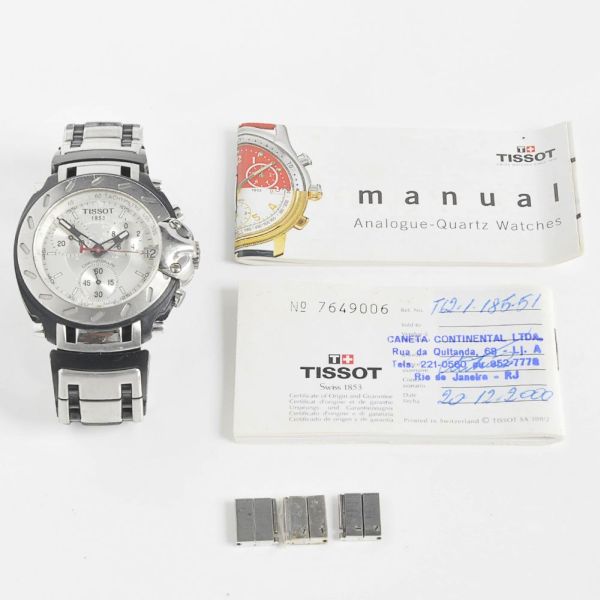 TISSOT relogio sui o masculino modelo T RACE 40 mm de caixa