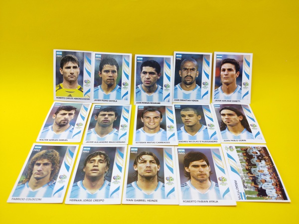 Lote Com 15 Figurinhas Da Argentina - Copa Do Mundo 2018