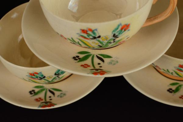 Conjunto Café Porcelana Casca de Ovo Japonesa H