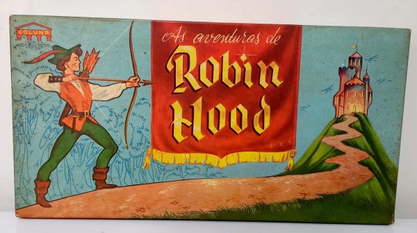 Brinquedos Raros - Tabuleiro do Jogo As Aventuras de Robin Hood