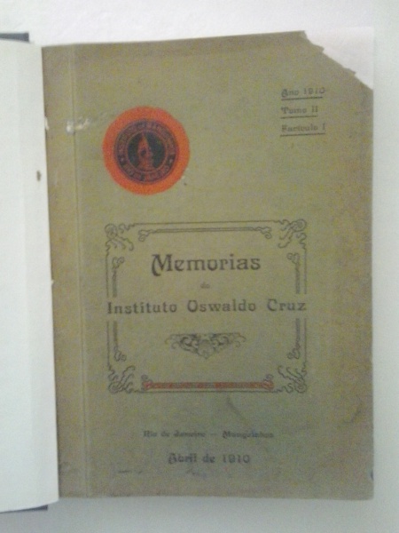 Livro - Memorias Do Instituto Oswaldo Cruz - Diversos A