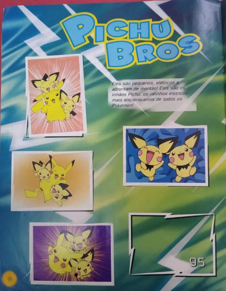 Album De Figurinhas Pokémon Completo Sem Poster Antigo Usado