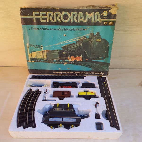 Brinquedo Trem Ferrorama Elétrico Xp 100 Estrela Original