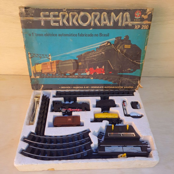 Brinquedo Trem Ferrorama Elétrico Xp 100 Estrela Original