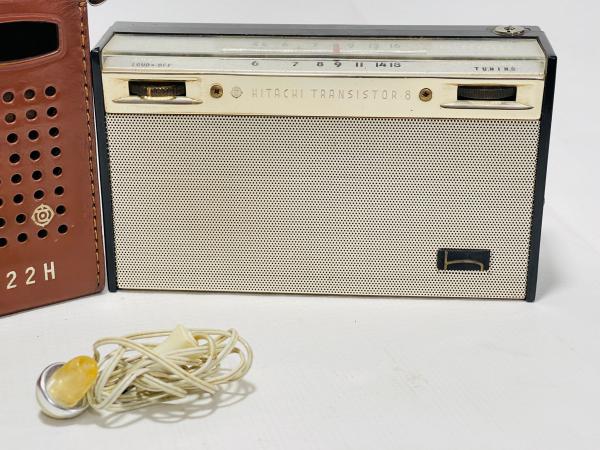 Rádio Hitachi Transistor 8 Portátil, Modelo WH-822H, mu
