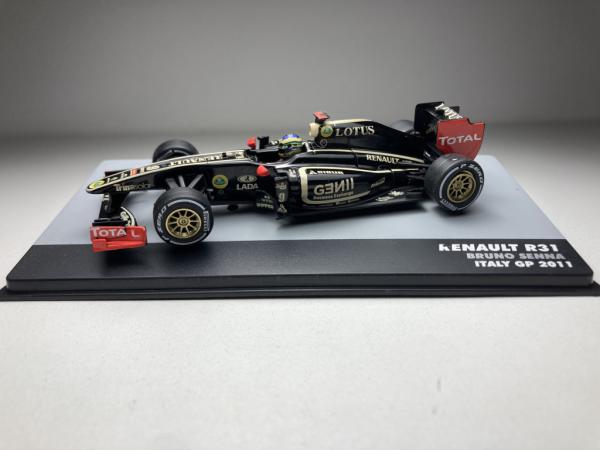 Renault R31 2011 Bruno Senna Escala 1/43 miniatura em m