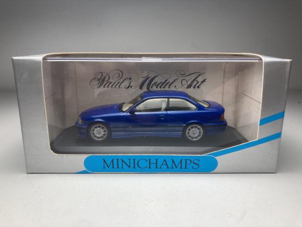 BMW M3 E36 Coupe Azul Minichamps Escala 1/43 miniatura