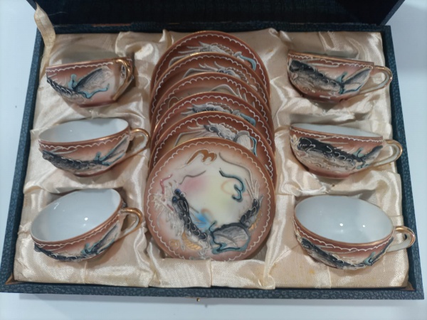 Pires Antigo Decorativo Em Porcelana Japonesa Casca De Ovo Coleção
