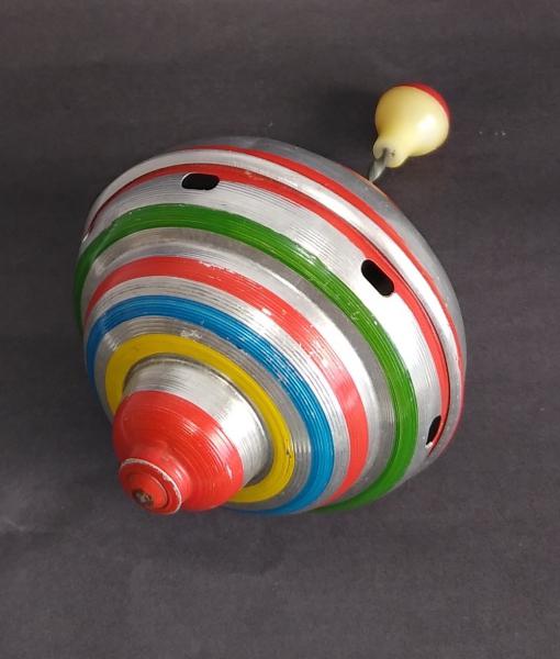 Brinquedo clássico antigo Pião Sonoro de Alumínio : :  Brinquedos e Jogos