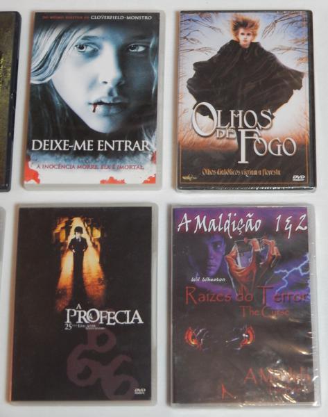 DVD (8) - Filmes diversos de terror.
