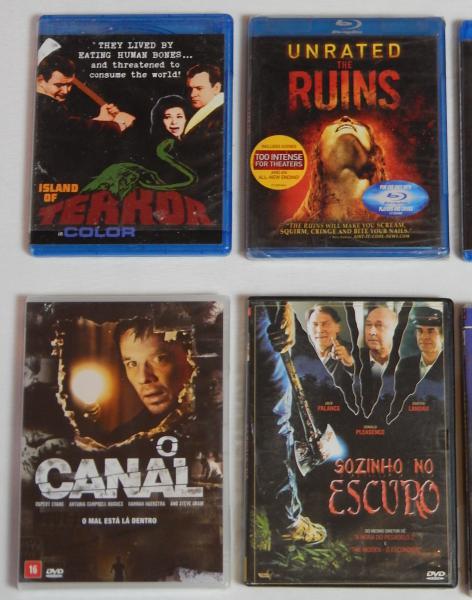 DVD (8) - Filmes de terror, diversos.