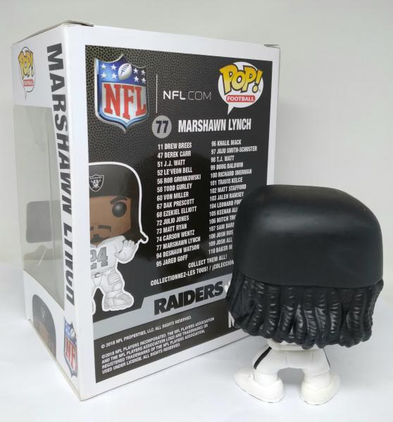 Funko POP! NFL: Marshawn Lynch (Raiders Away) Vinyl Collectible