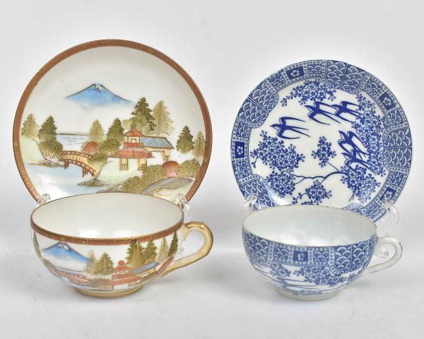 Pires Antigo Decorativo Em Porcelana Japonesa Casca De Ovo Coleção