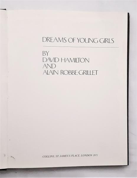 Livro Dreams of Young Girls, por David Hamilton. Capa d