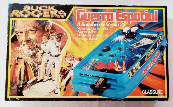 Glasslite Jogo Buck Rogers Guerra Espacial, Playtoy Brinquedos